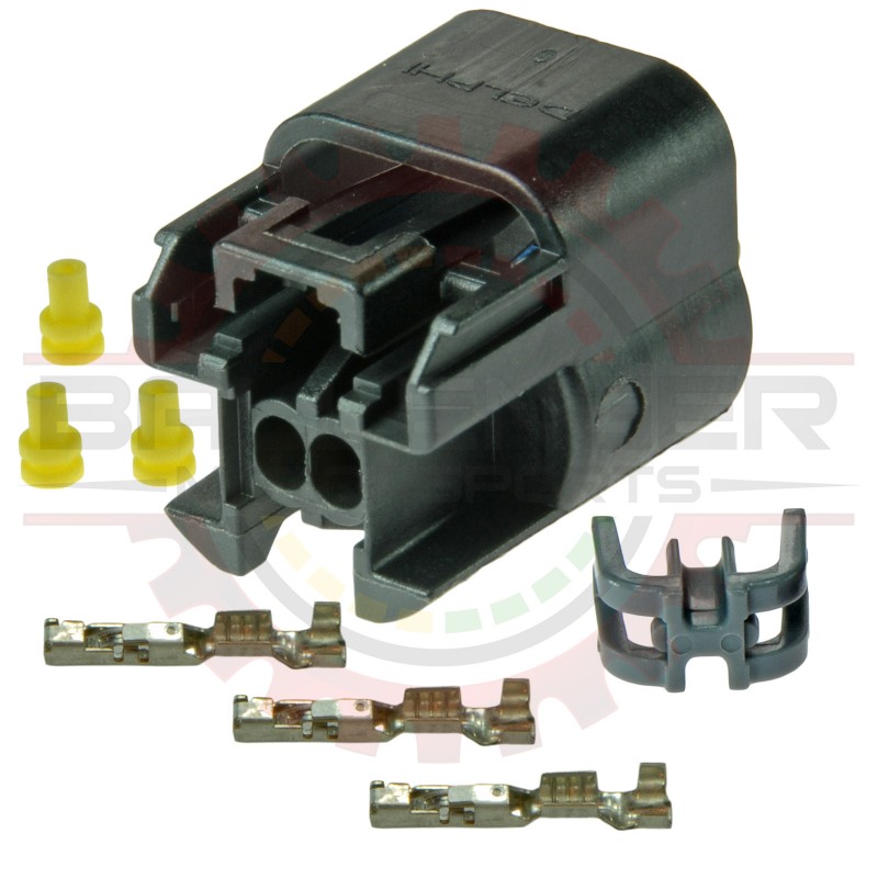 GM Delphi / Packard  - 2-way Shrouded GT 150 3.5mm centerline sealed female Kit for IAT