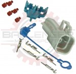 GM Delphi / Packard - 4 way metripack 150 female O2 connector Kit, gray