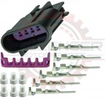GM Delphi / Packard - 5 way GT 150 MAF Connector Receptacle Kit for LS3/LS7