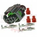 GM Delphi / Packard - 3-way sealed Plug Bosch Connector Kit for Diesel Injection Pump - Production Kit