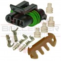 GM Delphi / Packard -  3 way metripack 150 male connector Kit MAF / CAM mate green seal