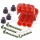 GM Delphi / Packard - Connector kit to mate with 1,2 & 3 bar map sensor connectors - 3 way weatherpack receptacle, red
