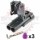 GM Delphi / Packard - 2 Way Weatherpack Receptacle Connector Kit, Black