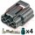 3 Way Plug kit for Japanese coils & sensors