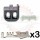 GM Delphi / Packard - Black Plug 2 Way Unsealed Metri-Pack 150 ( Metripack ) Connector Kit