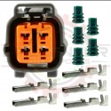 4 Way Plug Connector Kit for Japanese applications, Gray