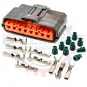 8 Way Plug Kit for Japanese applications, Gray