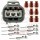 6 Way Denso Diesel Injection Pressure Sensor Connector Receptacle Kit - Toyota 90980-10987