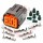 6 Way Plug Connector Kit for Japanese applications, Gray