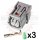 2 Way Sumitomo HV 040 Low Keyway Grey Connector Plug Kit