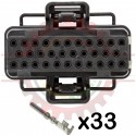 32 Way Connector Plug Kit for 2003-2010 6.0 Powerstroke Diesel Fuel Injector Control Module Connector (AP0018)