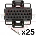 24 Way Connector Plug Kit for 2003-2010 6.0 Powerstroke Diesel Fuel Injector Control Module Connector (AP0019)