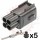 4 Way Connector Receptacle Kit for Toyota & Subaru Oxygen Sensor, 90980-10868