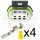 3 Way Crankshaft & Camshaft Position Sensor Connector Plug Kit