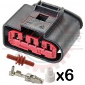 5 Way MAF Connector Plug Kit for VW, Audi, & European Applications (VW # 1J0 973 775 A)