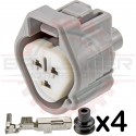 3 Way  ECT, CLT, & Temperature Sensor Connector Plug Kit, Toyota # 90980-11016