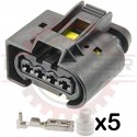 4 Way Connector Plug Kit for BMW, Volvo, VW, Porsche Coils, Devices, and Sensors