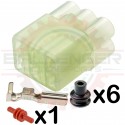 6-way Plug Connector Kit HM Sealed Series (HKS UEGO)