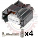 3 Way Nissan CAM, Crank, & VVT Connector Plug Kit for VQ35 / VK45 / VK56 (Nissan # RK03FB)