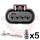4 Way MCP 1.2 Connector Kit for Coil Connections