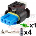 3 Way Connector Plug Kit With Keyway for Dodge, Chrysler, Ford Coyote, Focus, Barra Ignition Coil