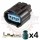 3 Way HX090 Connector Kit for ATV Tail Light