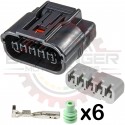 5 Way Sumitomo HV040 Plug Kit for Honda MAF Connections