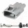 3 Way Toyota Turn Signal Connector Receptacle Kit for Tundra TS090 (mates with 90980-11020)