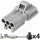 3 Way Toyota Turn Signal Connector Receptacle Kit for Tundra TS090 (mates with 90980-11020)
