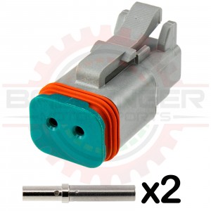 Deutsch DT/AT 2 Way Plug Kit