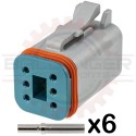 Deutsch DT/AT 6 Way Connector Plug Kit