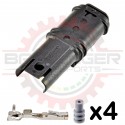 3 Way Connector Receptacle Kit for BMW Sensors
