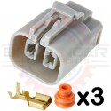 2 Way Plug Connector Kit for Mazda Miata and Nissan Alternator