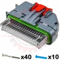 36 Way Connector Plug 'n Pin Kit for AEM EMS-4, AQ-1, Harley Davidson