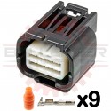 8 Way Honda Headlight Connector Plug Kit