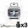 Sumitomo 2 way TS 090 II Receptacle Connector Kit for Reverse & BUL Switches (Toyota # 90980-11050)