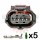 4 Way TS 025 Plug Housing Connector Kit for Toyota TMAP Sensors