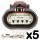 4 Way MX 150 Connector Kit for GM Ignition Coils, Index Keyway