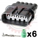 5 Way HX040 Honda MAF Receptacle Mate Connector Kit