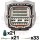 54 Way Mixed 090+040 Yazaki Receptacle Connector Kit (Engine Side) for Subaru Bulkhead