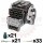 54 Way Mixed 090+040 Yazaki Receptacle Connector Kit (Engine Side) for Subaru Bulkhead