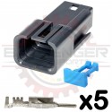 4 Way Metripack 150 Unsealed Receptacle Kit