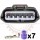 6 Way RS Series Plug Connector Kit