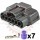 6 Way RS Series Plug Connector Kit