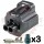2 way SSC Sensor Connector Kit, Key C, Black