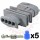 4 way Bosch Receptacle Kit Mates to BDK 4 way, light grey coding
