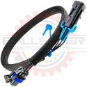 GM Delphi / Packard - Black Male O2 extender harness