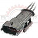 3-way sealed Receptacle Bosch Connector Pigtail for Diesel Injection Pump