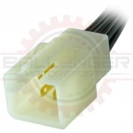 6 way standard motorcycle receptacle connector Pigtail