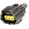 3 - Way Econoseal J Series Plug Pigtail, Black